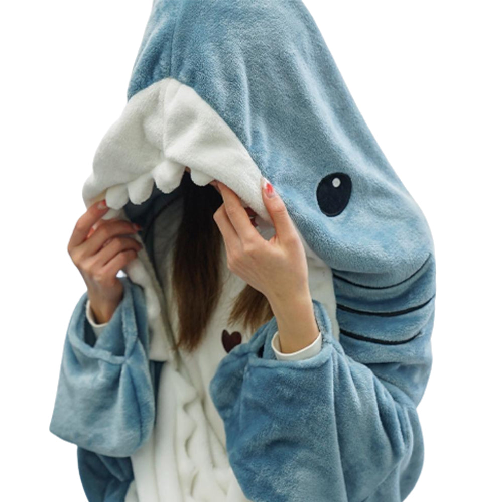 Cozy Shark Blanket Hoodie Ultra Soft and Comfortable_3