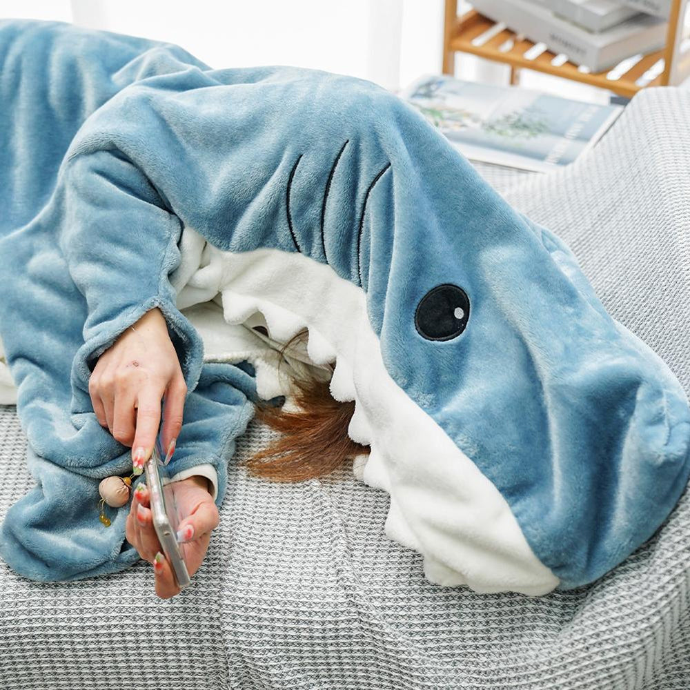 Cozy Shark Blanket Hoodie Ultra Soft and Comfortable_11