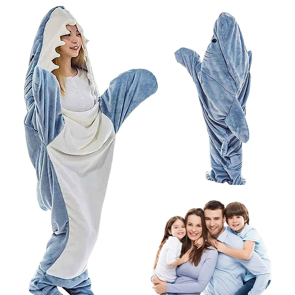 Cozy Shark Blanket Hoodie Ultra Soft and Comfortable_4