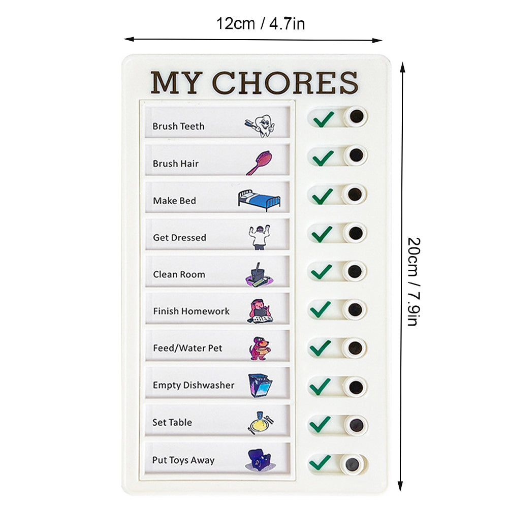 Detachable and Reusable Chore Chart and Memo Board_2