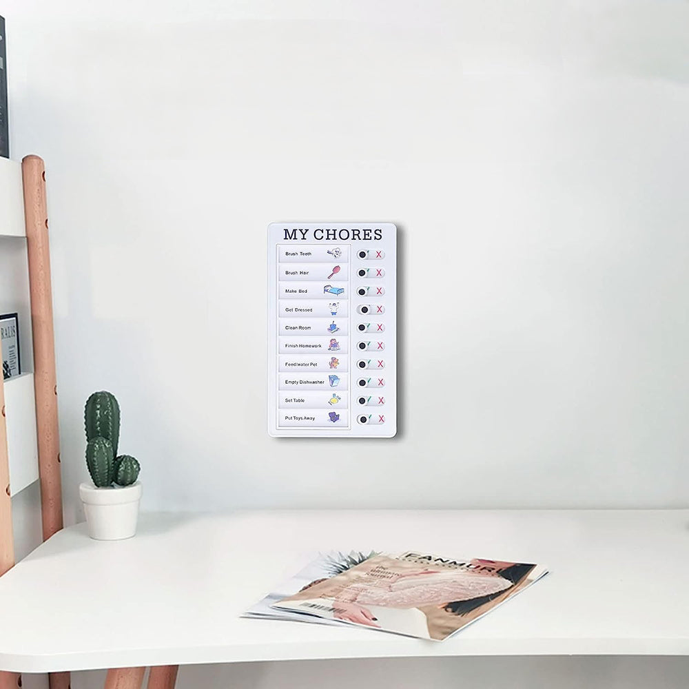 Detachable and Reusable Chore Chart and Memo Board_7