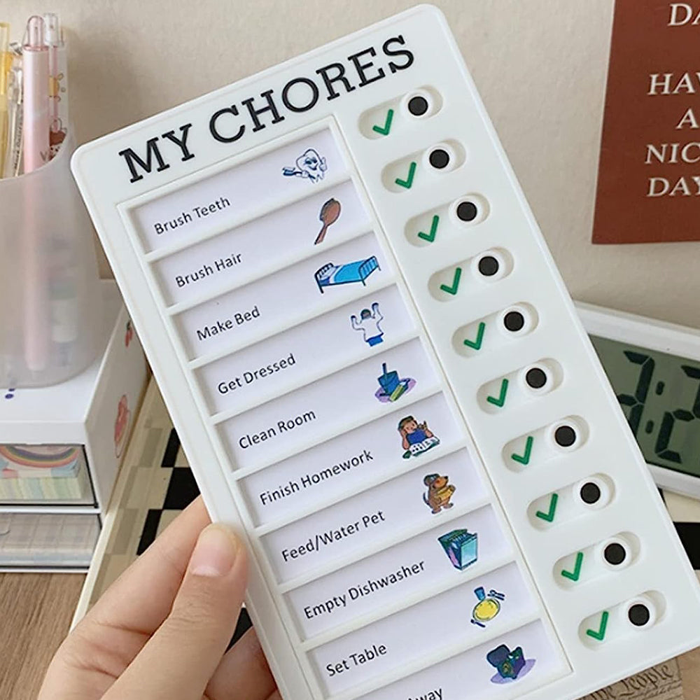 Detachable and Reusable Chore Chart and Memo Board_8