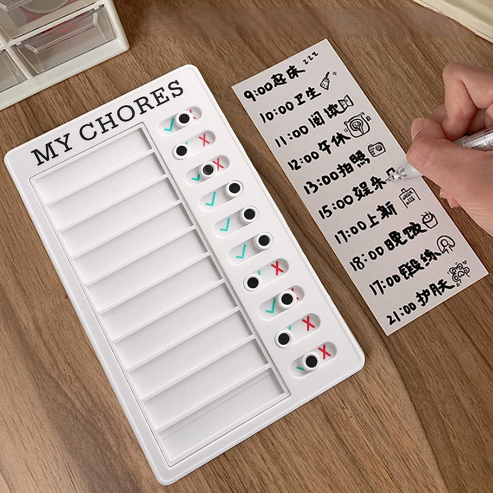 Detachable and Reusable Chore Chart and Memo Board_9