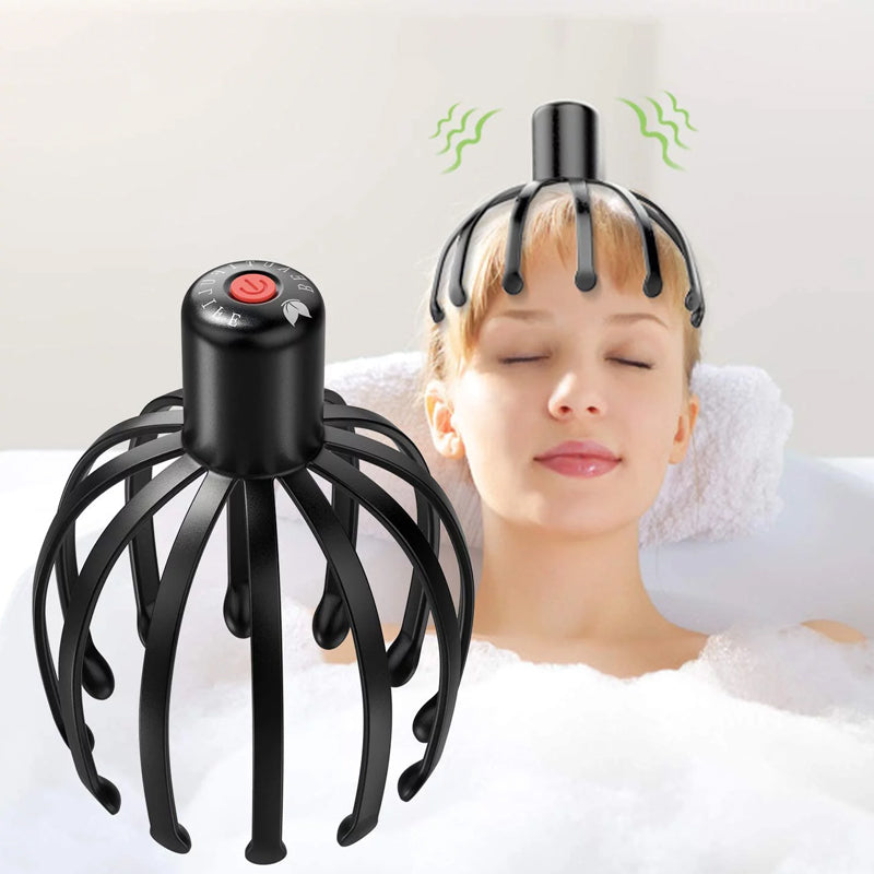 3 Modes Vibrating Head and Scalp Electric Massager- USB Rechargeable_6