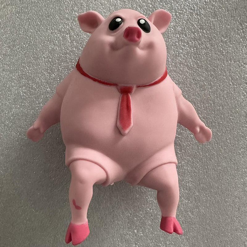 Stress Relief Animal Toy Figure Stretchable Decompression Toy Pig_10