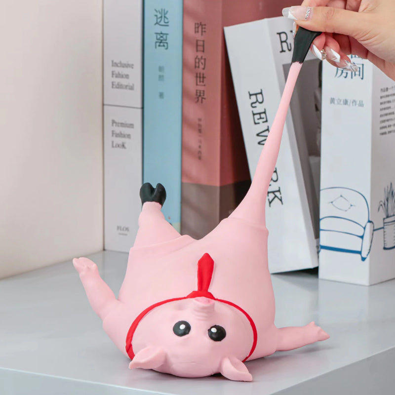 Stress Relief Animal Toy Figure Stretchable Decompression Toy Pig_13