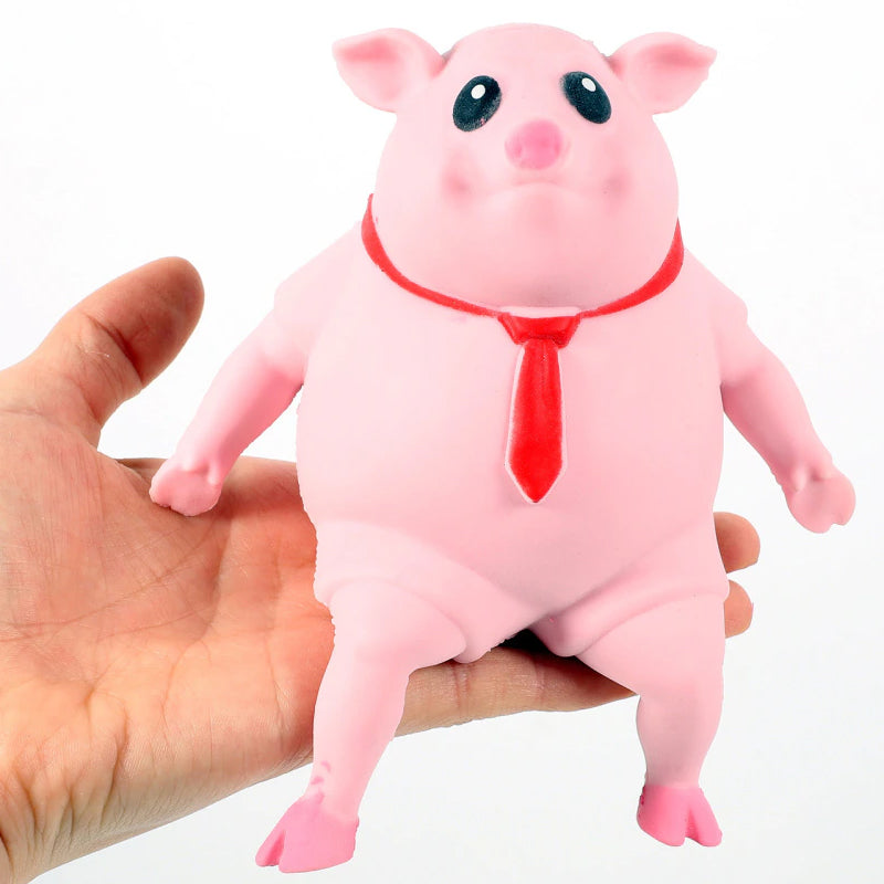 Stress Relief Animal Toy Figure Stretchable Decompression Toy Pig_7
