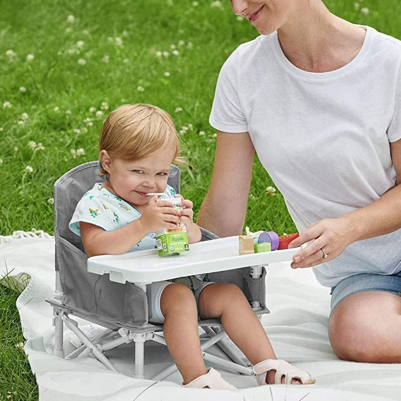 Foldable Camping and Dining Chair Outdoor Booster Seat for Toddlers_6