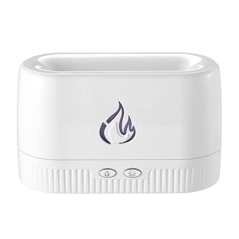 Cool Mist Quiet Humidifier with Flame Simulation Night Light-USB Plugged-in_1