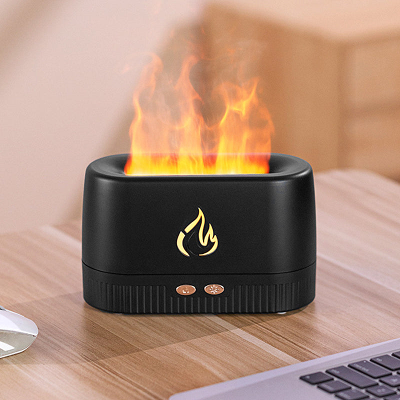 Cool Mist Quiet Humidifier with Flame Simulation Night Light-USB Plugged-in_9