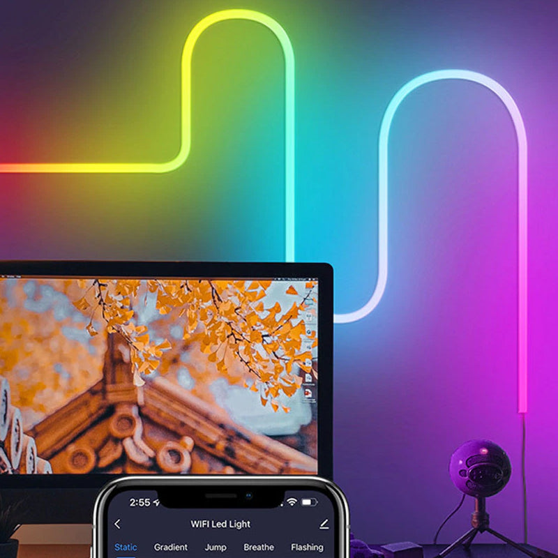 Remote and APP Controlled RGB LED Neon Symphony Light- USB Powered_7