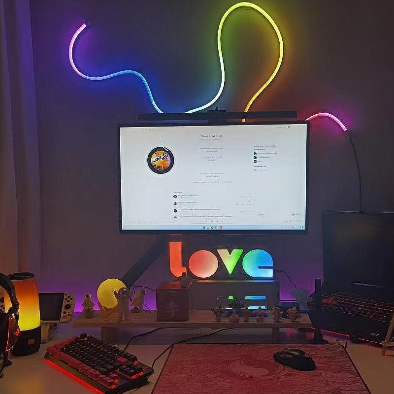 Remote and APP Controlled RGB LED Neon Symphony Light- USB Powered_4