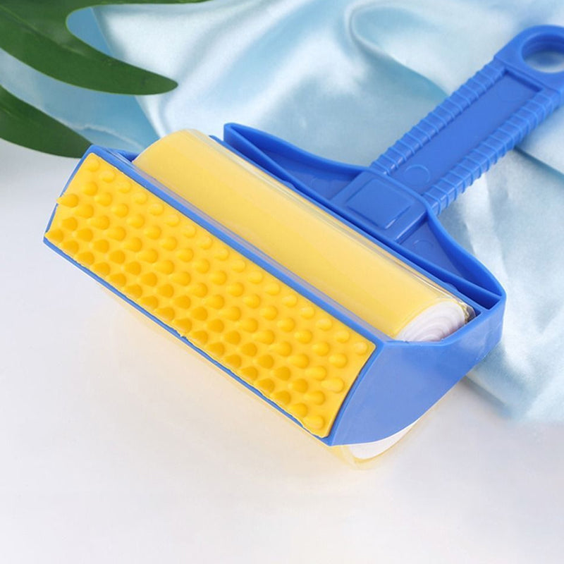 Reusable Sticky Lint Dust Roller Washable Pet Hair Removing Brush_9