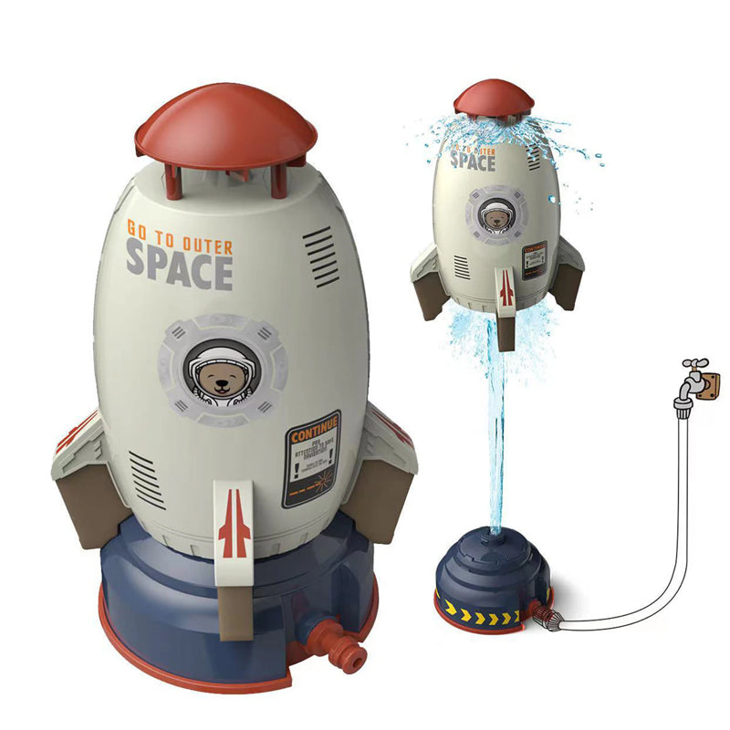 Outdoor Rocket Water Pressure Launcher Interactive Water Toy Sprayer_2