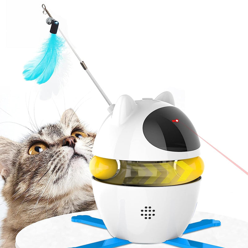 Interactive Indoor Electric Laser and Chasing Cat Toy –USB Charging_3