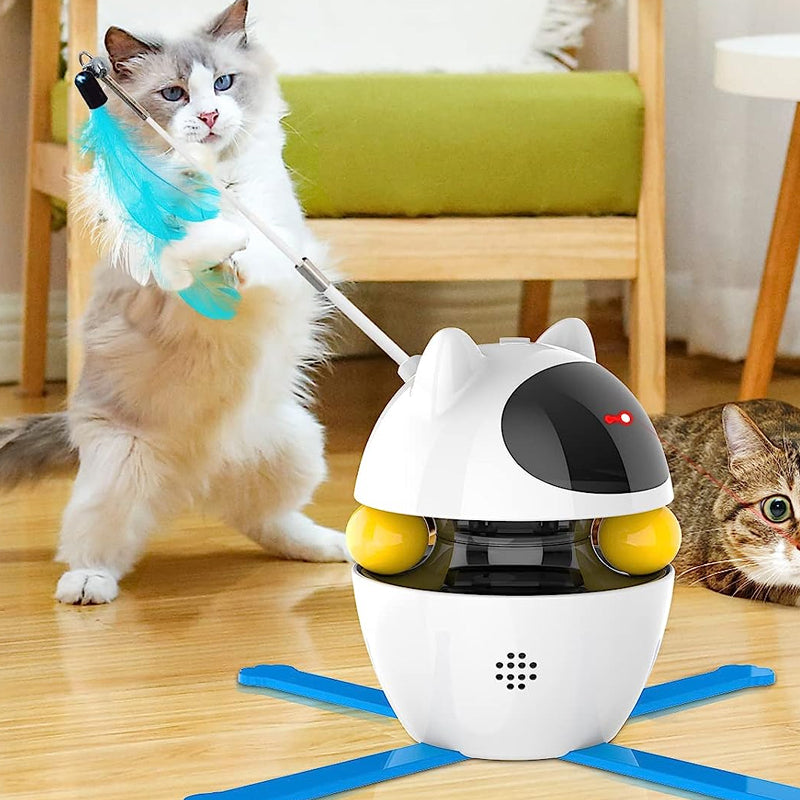 Interactive Indoor Electric Laser and Chasing Cat Toy –USB Charging_5