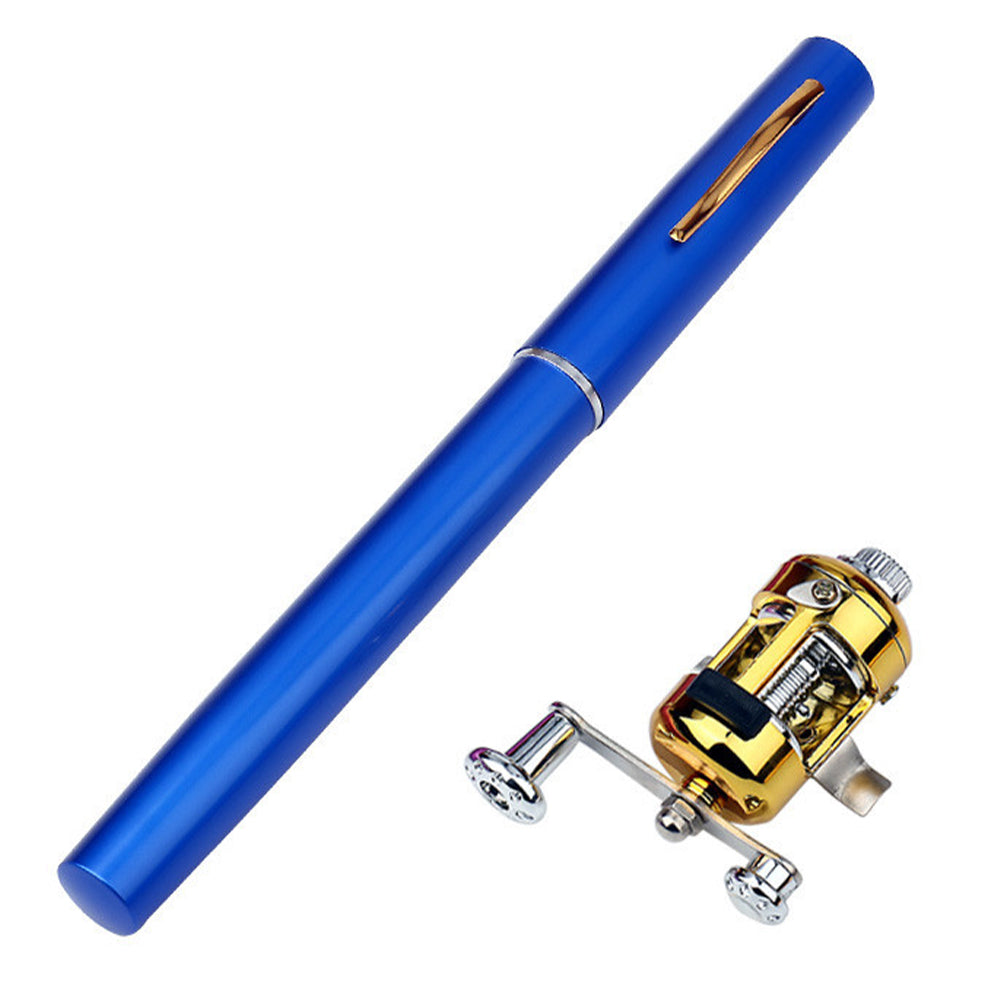 Mini Portable Pocket Pen Telescopic Fishing Rod Kit_2