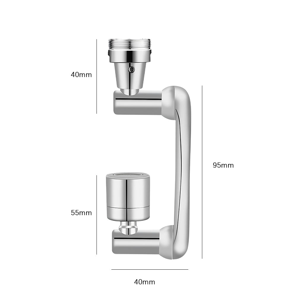 Multi-function Convenient Installation Rotary Universal Kitchen Faucet_12