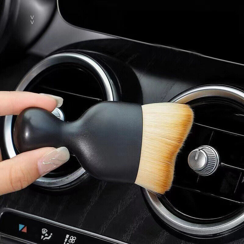 Car Interior Auto Detailing Brush Soft Bristles Dust Removal Brush_4