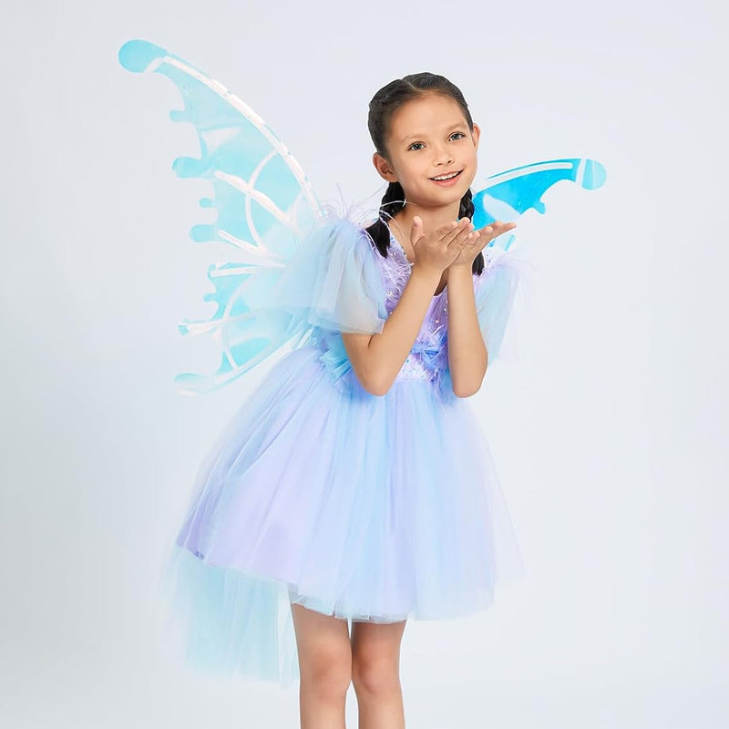 Children’s DIY Lighting Fairy Wings Dress Up Costume- Battery Operated_4