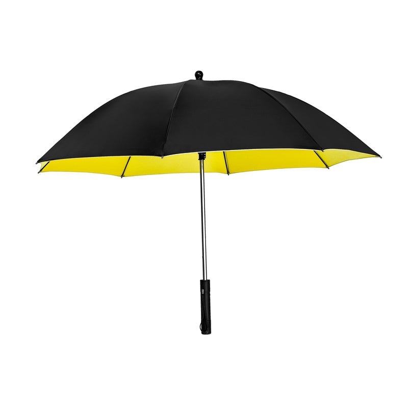 Sun Protection Parasol Foldable Fan Beach Umbrella- USB Rechargeable_2