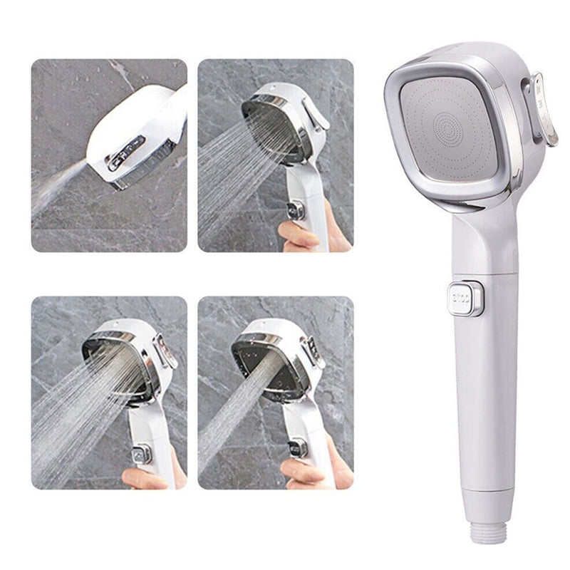 4 Modes Adjustable Water Saving Shower Spray Bathroom Accessory_8