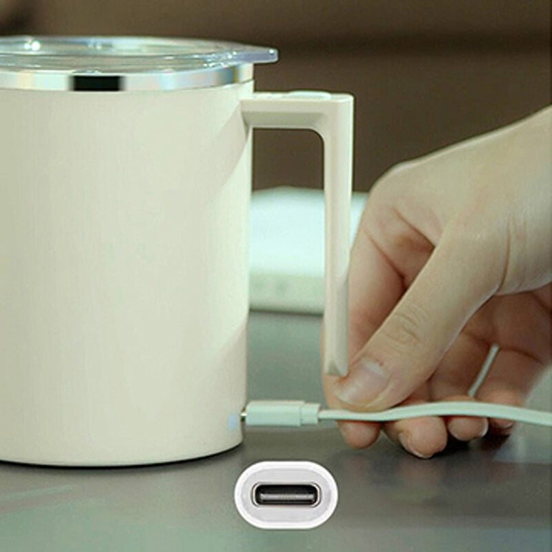 Double Layer Automatic Magnetic Self Stirring Mug- USB Rechargeable_11
