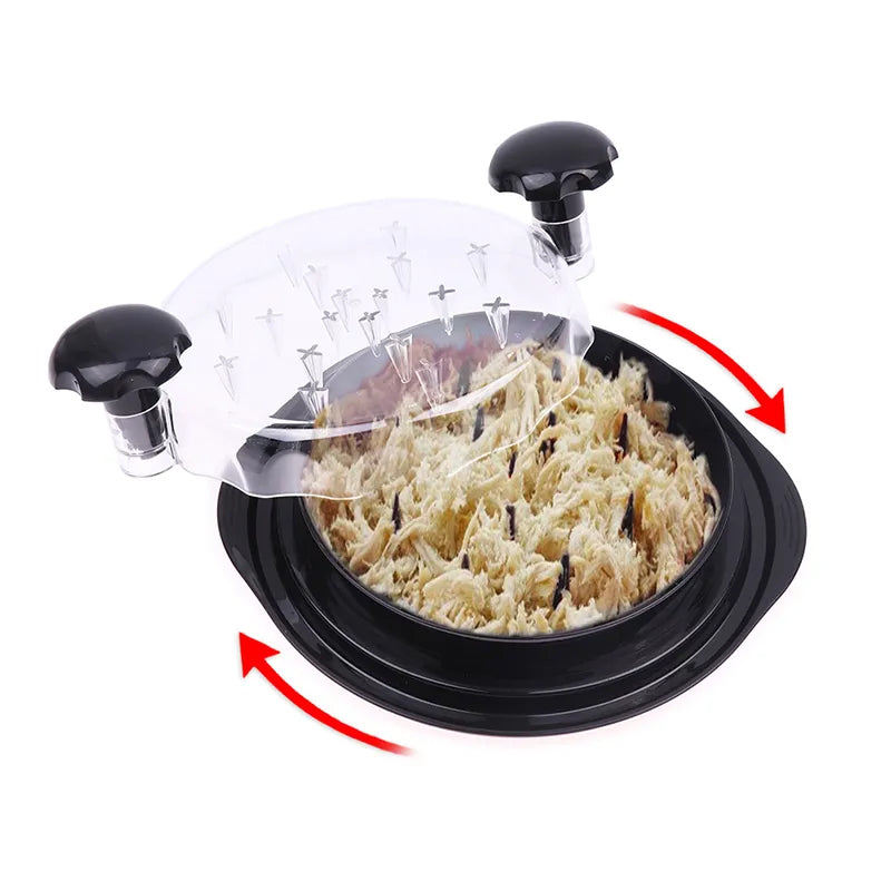 Reusable Transparent Manual Chicken Meat Mincer and Shredder Tool_6