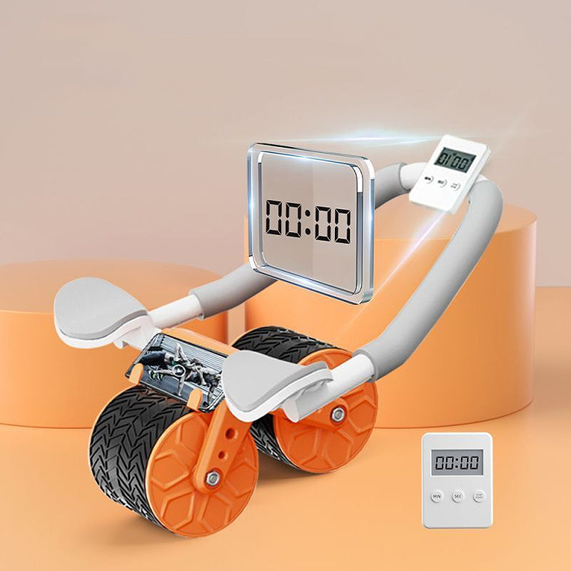 Automatic Rebound Ab Wheel Roller with Timer Exercise Equipment_10