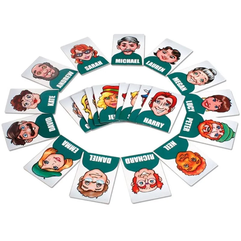 Who is It Family Guessing Game Interactive Educational Children’s Toy_4