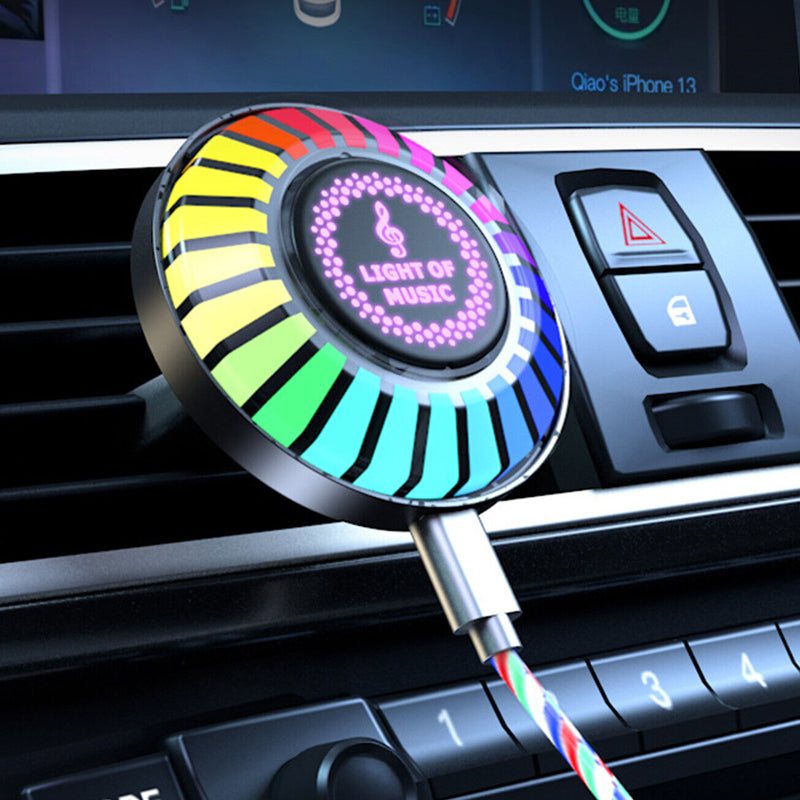 2 in 1 Car Vent Fragrance Aroma Diffuser and RGB Rhythym Backlight-USB Rechargeable_5