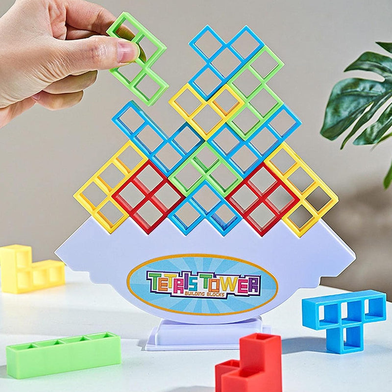 48 PCs Russian Jenga Interactive Stackable Building Blocks Kid's Toy_10