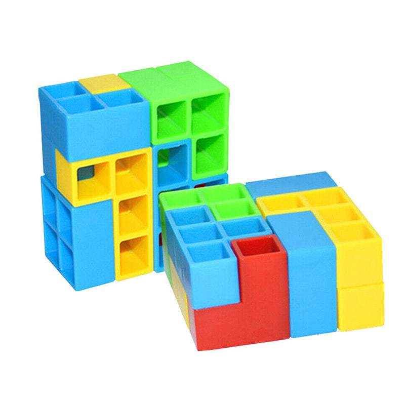 48 PCs Russian Jenga Interactive Stackable Building Blocks Kid's Toy_3