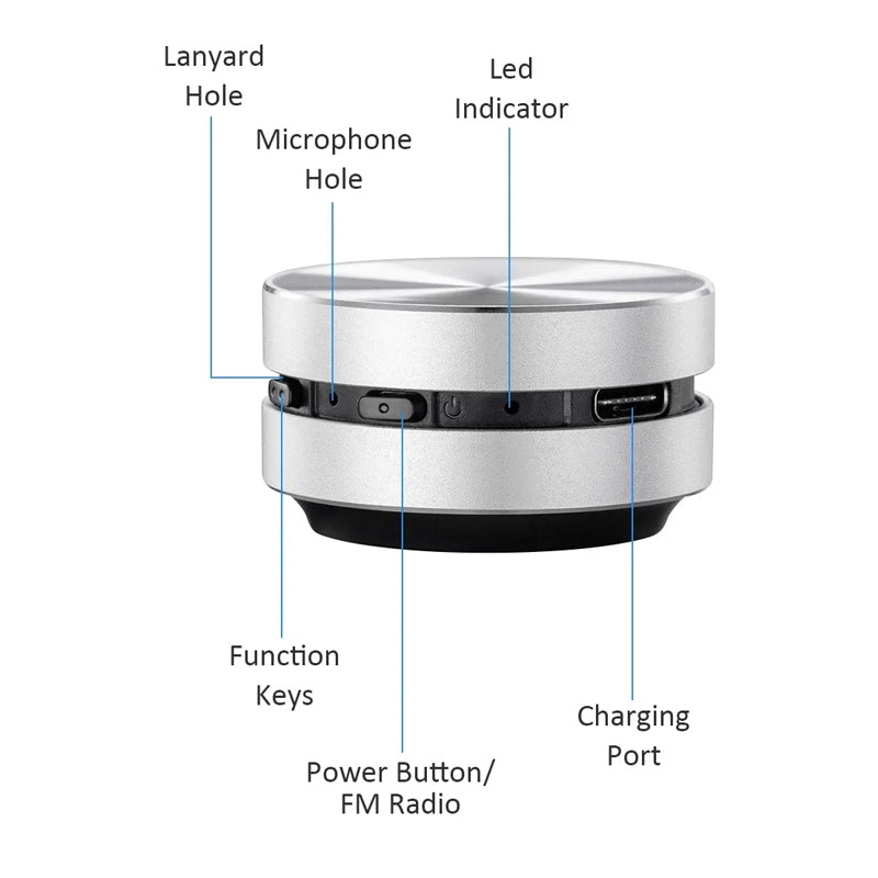 Bone Conduction Vibration Digital Wireless Speaker- Type C Charging_16