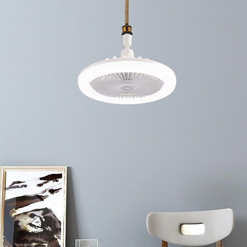 E27 Remote Controlled Indoor Ceiling Light and Cooling Electric Fan_7