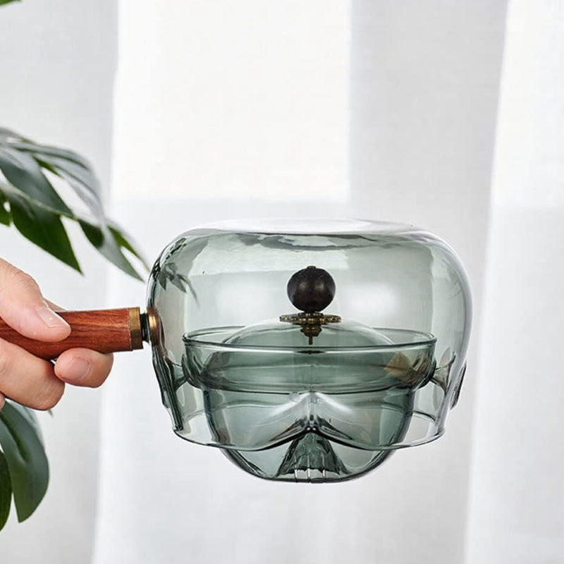 360° Rotation Non-Spill Modern Minimalist Flower Teapot Set with Filter_9