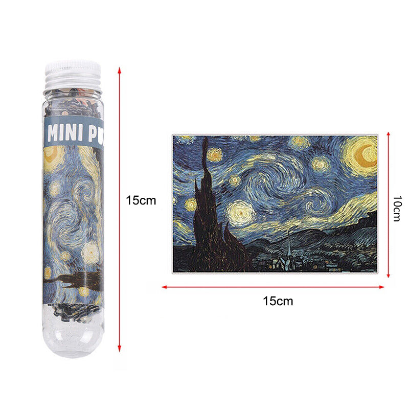 150 Pcs Mini Test Tube Puzzle Challenging Adult Jigsaw Micro Puzzle_11