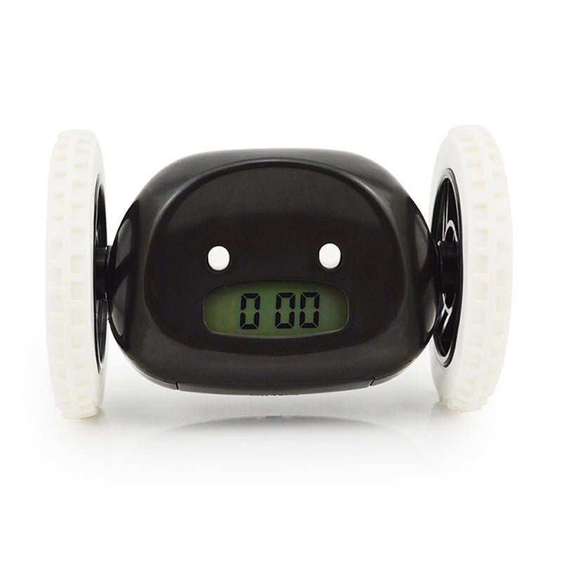 LED Lazy Running Electronic Digital Alarm Clock- Battery Operated_0