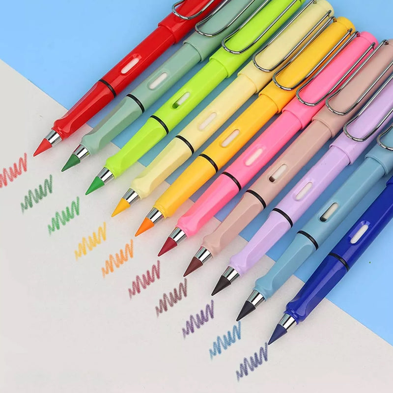Pack of 12 Eternal Pencils Everlasting Inkless Colored Drawing Pens_4