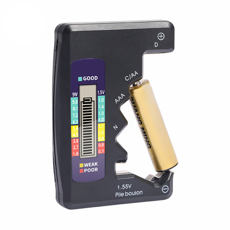 Easy Operation Instant Reading Universal Battery Checker with LCD Display_8