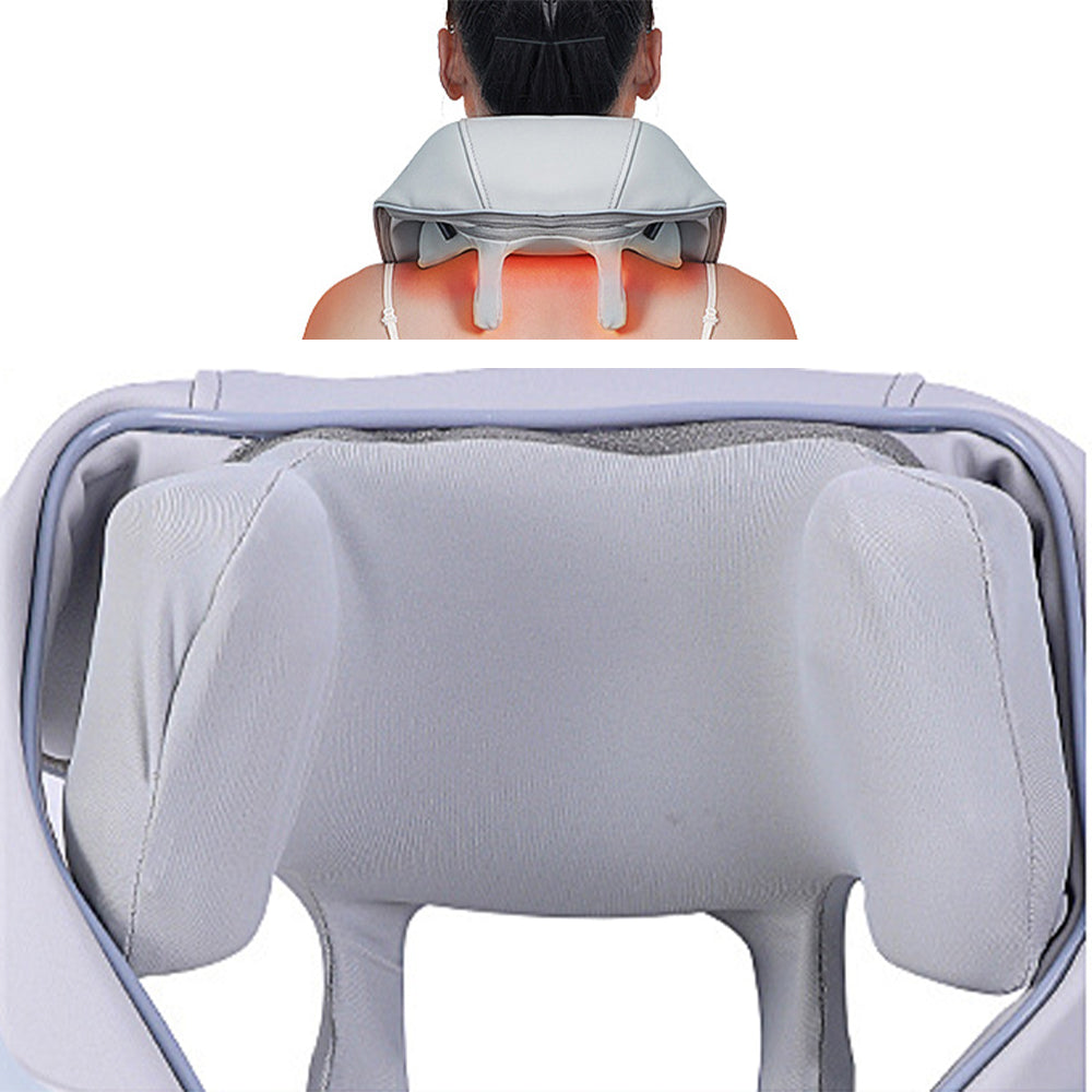 6D Electric Neck and Shoulder Massager with Adjustable Straps USB -Rechargeable_7