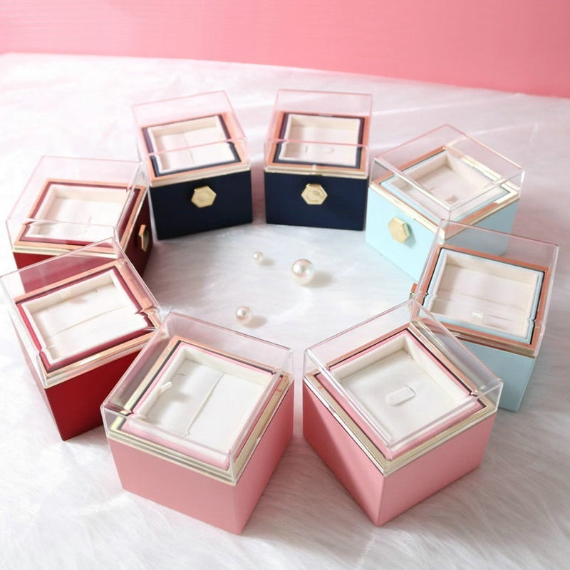 Eternal Rose Box Preserved Flower Surprise Proposal Jewelry Box_6