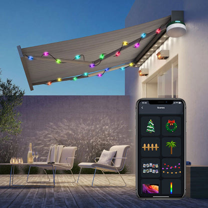 Double Powered Outdoor Camping LED String Light USB Solar Charging_6