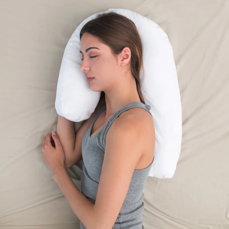 Multi-Position Pregnancy Support U-Shaped Side Sleeping Pillow_7