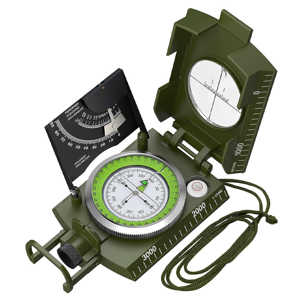 Hiking Compass with Sighting Clinometer Camping Compass for Outdoor Activities_0