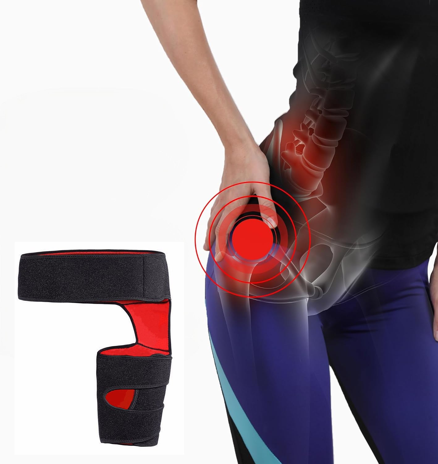 Adjustable Groin and Hip Brace Pain Relief for Men and Women_14