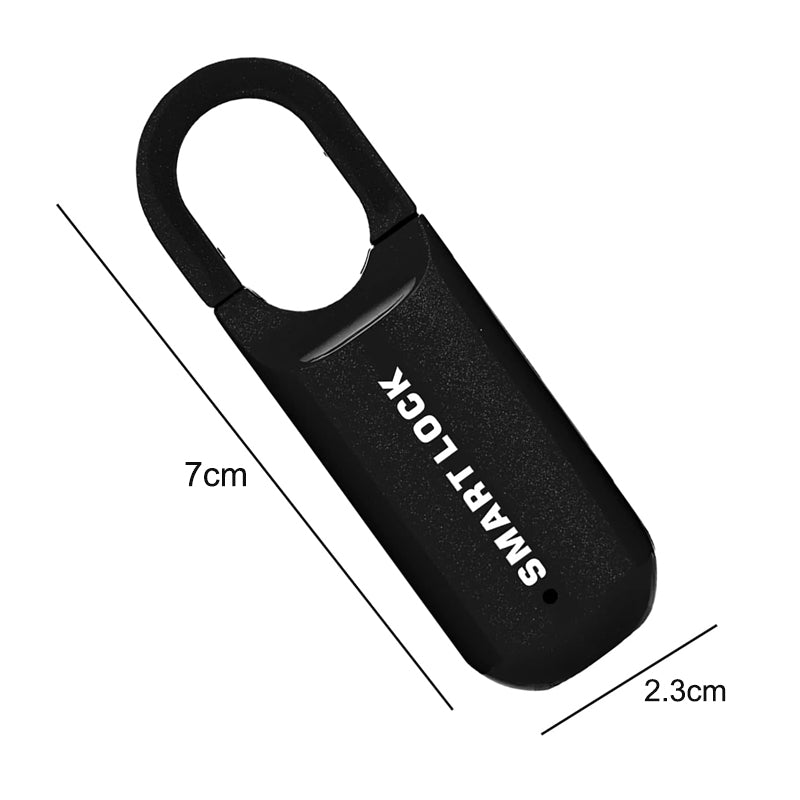 Smart Keyless Mini Travel Padlock with Fingerprint Sensor- USB Charging_6