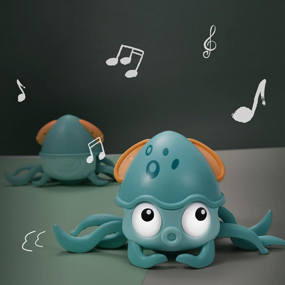 Interactive Crawling Octopus Toy with Obstacle Avoidance LED Lights Music USB -Rechargeable_13
