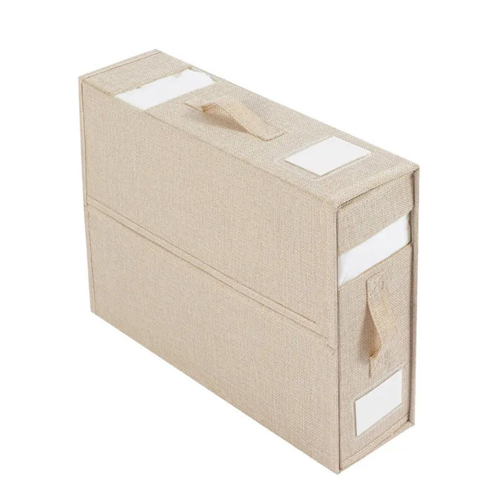 Foldable Bedding Sheet Storage Box Linen Wardrobe Organizer_2