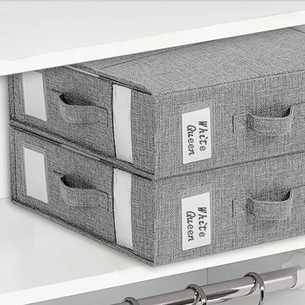 Foldable Bedding Sheet Storage Box Linen Wardrobe Organizer_11